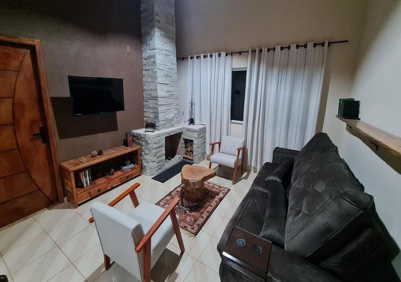 Com Piscina Recanto Do Lago No Santa Barbara Resort Residence Агуас-ди-Санта-Барбара Экстерьер фото