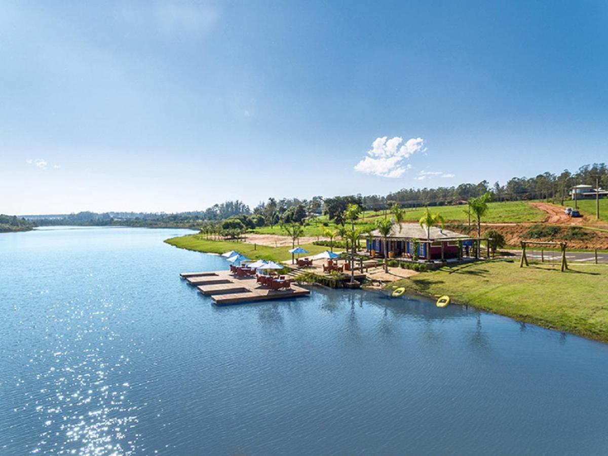 Com Piscina Recanto Do Lago No Santa Barbara Resort Residence Агуас-ди-Санта-Барбара Экстерьер фото
