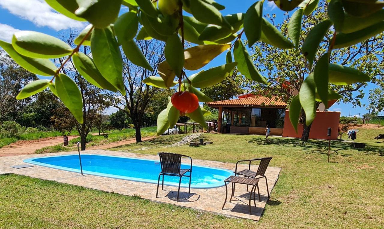 Com Piscina Recanto Do Lago No Santa Barbara Resort Residence Агуас-ди-Санта-Барбара Экстерьер фото